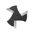 CNC Spboard Surfacing Router Bits, 1/4 Inch Shank 1 Inch Cutting Diameter, Slab Flattening Router Bit Planing Bit. 