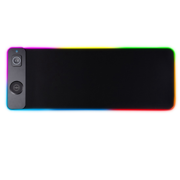 Magnetic Wireless Charging Mouse Pad Office Desk Pad Wireless Charging Luminous Mouse Pad Gaming Mousepad