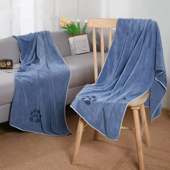 Breathable Pet Towel Ultra-Absorbent Pet Towel Super Absorbent Pet Towels Long-Lasting Quick Drying Blankets For Dogs Cats Soft