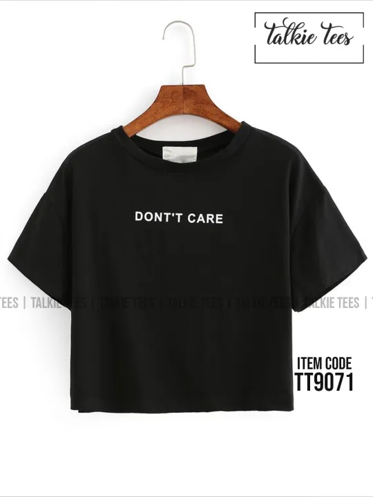 Don't%20Care%20print%20Women%20Crop%20T%20Shirt%20Black%20Color%20%7C%20TT9071%20,%20crop%20top%20for%20women%20-%20Image%202
