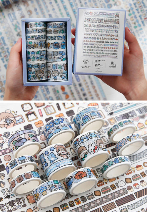 Panda%20Online%2012%20Rolls/Set%20Washi%20Tape%20Rainbow%20Twister%20boxed%20Cartoon%20Tapes%20Decorative%20Masking%20Sticky%20Paper%20Tape%20for%20Journals%20Diary%20DIY%20Crafts%20Gift%20Wrapping%20-%20Image%204