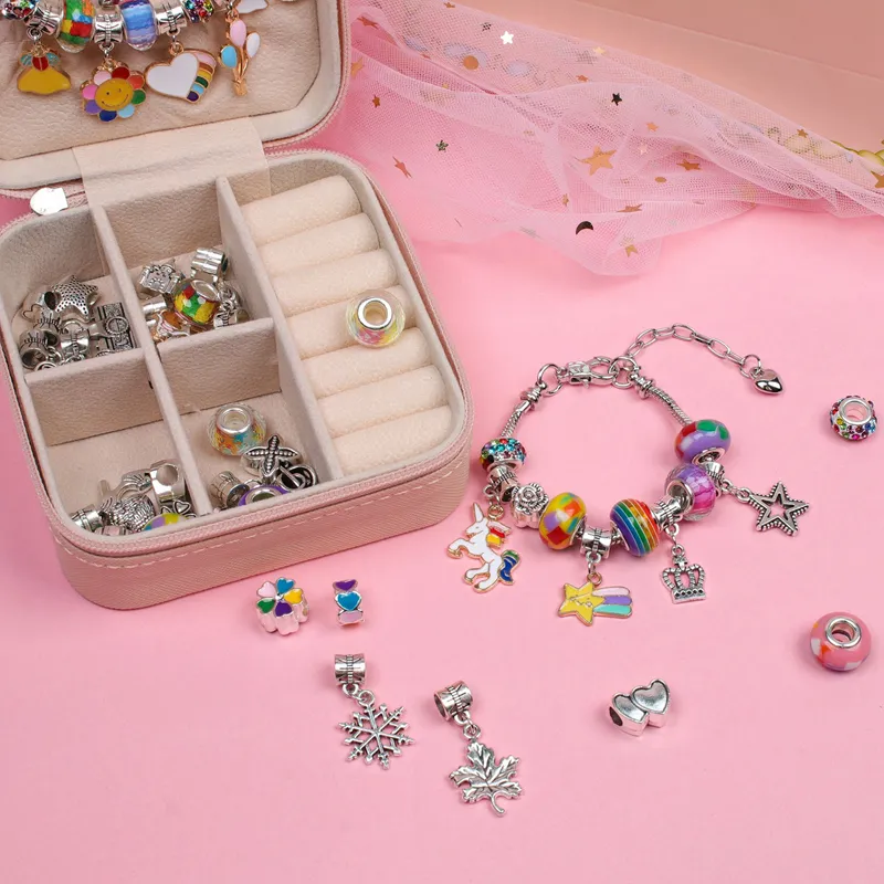 jewellery box for girls Fit Pandora Charms Bracelet Kit for Kid