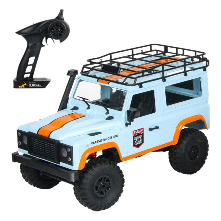 MN99 D90 1/12 2.4G 4WD RTR Crawler RC Car For Land Rover 70 Anniversary Editio W2Q6