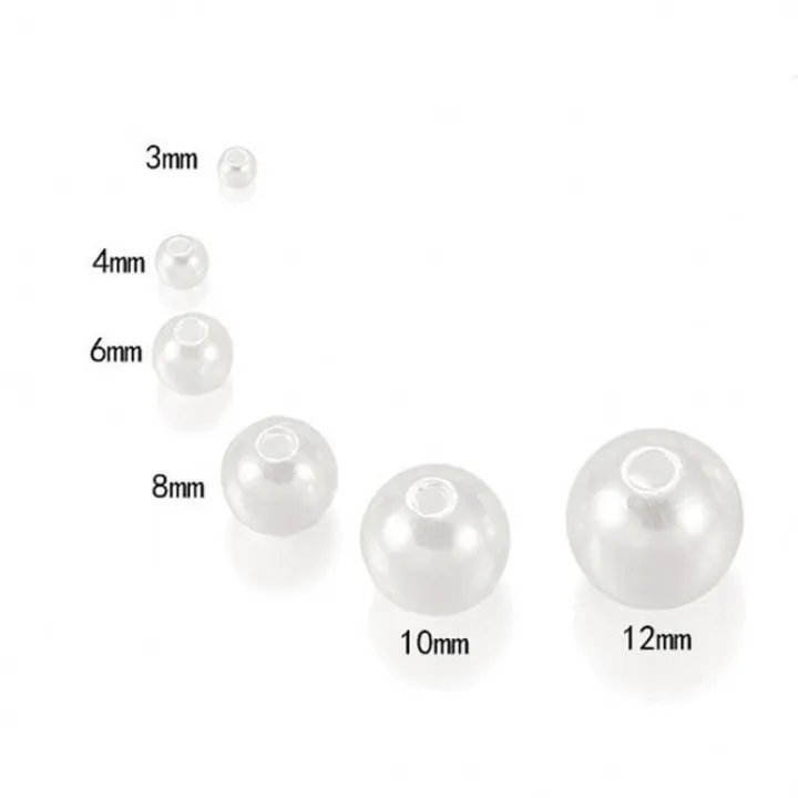 White%20/%20Beige%203mm-12mm%20Pearls%20Straight%20Hole%20Making%20Jewelry%20Diy%20Round%20Beads%20Decoration%20Crafts%20-%20Image%207