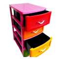 Damro Baby Drawer Cupboard 4 Doors- Damro Company warrnty - Multi Colors Cloth Drawer. 