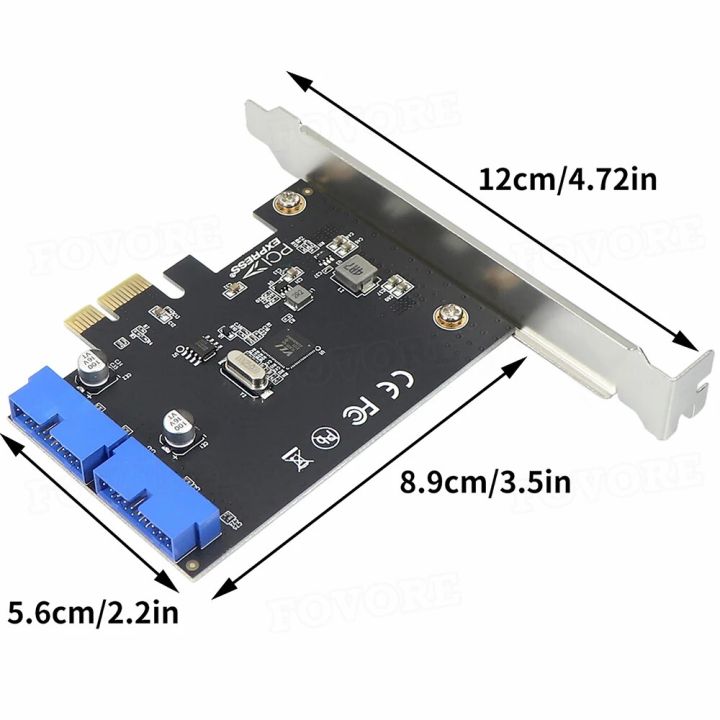 PCI%20Express%20USB%203.0%2019%20Pin%20Expansion%20Card%20PCIE%201x%20to%202%20Ports%20USB%203%2019%20Pin%20Adapter%20Internal%20USB3%2020Pin%20Hub%20Header%20for%20Windows%20PC%20-%20Image%202