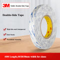 3M 9448A Double Side Tape No Marks, Adhesive White Waterproof Non-Woven Fabric, Ultra-Thin and Transparent 3M Double-Sided Tape. 