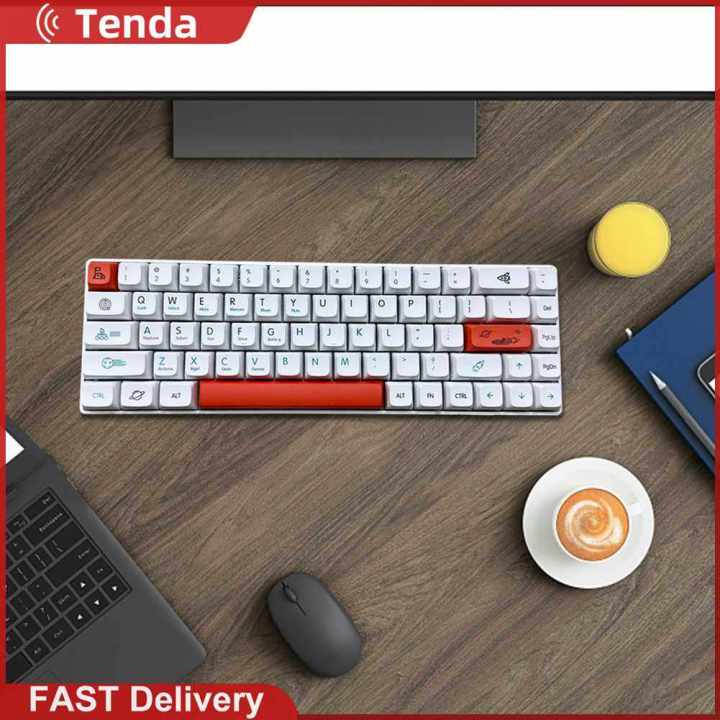 CIY68 Mechanical Keyboard 2.4G Wireless Gaming Keyboard 68 Keys for ...