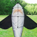 【Exclusive Offer】Big Shark Shaped Kite Easy To Fly Primary Stunt Kite with Wire Board Marine Animal Kite Enhance Coordination Children Gift. 
