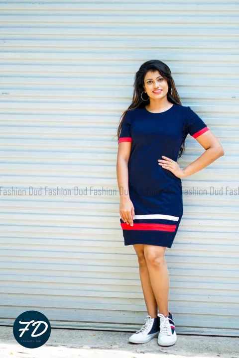 2 Bottom Stripe Frock