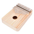 17 Keys Kalimba African Solid Pine Wood Thumb Piano Finger Percussion DIY. 