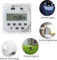 CN101A 200-250V Timer Switch 7 Days Weekly Programmable Digital Time Relay AC Power Supply Timer. 