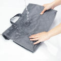 DishyKooker 9pcs Organizer Bags Transparent Hanging Dust Cover Bags Purse Storage Organizer With Zipper Handles (3 Sizes: S/M/L). 
