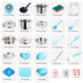 【Low Price】💝Real Cook Pretend Mini Toys Kitchen Set Children's Cooking Toys Kids Educational Play House Toys Kitchenware Set. 