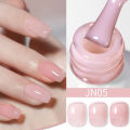 BORN PRETTY Jelly Nude Gel Nail Polish 10ml Light Pink Peach Translucent Color UV Light Cure Gel Varnish Nail Art DIY at Home. 