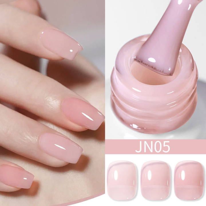 BORN%20PRETTY%20Jelly%20Nude%20Gel%20Nail%20Polish%2010ml%20Light%20Pink%20Peach%20Translucent%20Color%20UV%20Light%20Cure%20Gel%20Varnish%20Nail%20Art%20DIY%20at%20Home%20-%20Image%203