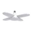 45W/60W E27 LED Bulb Foldable Fan Blade Bulb LED Lamp Super Bright for Workshop Home Ceiling Light LED Folding Fan Blade Bulb Light Garage Home. 