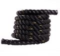 Battle Rope 1.5" (38mm) Battle Exercise Training Rope with Extra protective sleeve, /40fT Length Workout for Strength Training Home Gym Outdoor Cardio Workout and Cross-Training. 