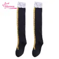 Muses Mall Color Matching Stockings Chicken Feet Print Over Knee Length Anti-slip Warm Calf Socks for Women Perfect Valentine's Day Gift Women Chicken Feet Stockings. 