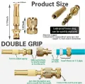Portable High Pressure Water Gun Car Wash Water Gun Brass Nozzle Car Washing Foam Sprayer Gun Water Tap Spray Gun Water Jet Sprinklers Spray Nozzle Adjustable High Pressure Sprinkler Connector Hose Sprinkler Garden Watering  Automatic Rotating. 