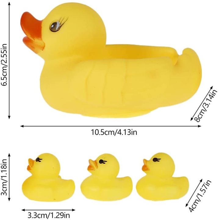 4Pcs%20Cute%20Rubber%20Duck%20Family%20Set%20for%20Baby%20Shower%20Squeak%20Swimming%20Fun%20Kids%20Floating%20Bath%20Duck%20Toys%20-%20Image%208