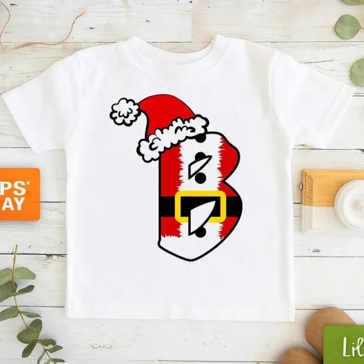 New%20Letters%20A-H%20Merry%20Christmas%20T-Shirt%20Funny%20Christmas%20Hat%20Tshirt%20Kids%20Clothes%20Boys%20Girls%20T%20Shirt%20Short%20Sleeve%20T-Shirts%20Top%20-%20Image%202