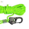 4mm Tent Guy Rope with Pulley with Self Locking Adjuster for Backpacking. 