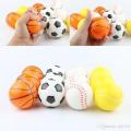 4pcs 63mm Anti Stress Ball Relief soccer Football Basketball Baseball Tennis Smiley Emoji Foam squeeze Ball Toys for Children Girls Boys Stress Ball. 