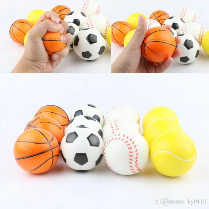 4pcs%2063mm%20Anti%20Stress%20Ball%20Relief%20soccer%20Football%20Basketball%20Baseball%20Tennis%20Smiley%20Emoji%20Foam%20squeeze%20Ball%20Toys%20for%20Children%20Girls%20Boys%20Stress%20Ball%20-%20Image%203