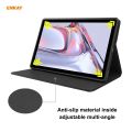 (New arrival) For Samsung Galaxy Tab A7 10.4 T500 / T505 2020 / 2022 ENKAY Cow Texture TPU Leather Smart Case For Samsung Galaxy Tab A7 10.4 2020 T500. 