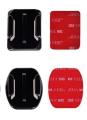 4 in 1 Curved and Flat Mount Pack For DJI SJCAM Gopro 12 11 10 9 8 7 6 5 4 & Other Action Cameras. 