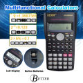 MengshanKawaii Scientific Calculator Multifunctional High School Students Universal Button/Sun Battery School Office Supply Stationery. 