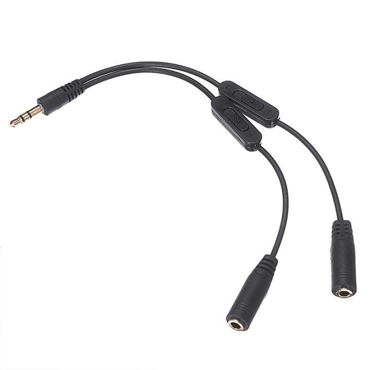 3.5mm%20Audio%20Jack%20Splitter%20Cable%20with%20Separate%20Volume%20Control%20headphone%20phone%20AUX%20Cable.%203.5%20jack%20Splitter%20Male%20to%202%20Female%20jack.%20This%20passive%20Audio%20Splitter%20cable%20lets%20you%20share%20a%203.5mm%20audio%20source%20with%20two%20speakers%20/%20headphones,%20while%20individually%20contr%20-%20Image%207