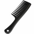 10" Jumbo Comb Hair Combs, Black Wide Tooth Comb Detangling Hair Brush, Paddle Hair Comb, Care Handgrip Comb-Best Styling Comb for Long. 
