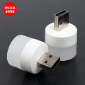 USB Plug Lamp  Mini Night Light -Computer Mobile Power Charging - Mini Smart LED USB Smart Bulb Protable Night, Mini LED Bulb, Plug-in, White, Warm White, Compact, Ideal for Bedroom, Bathroom, Nursery, Hallway, Kitchen Car USB Atmosphere Light. 