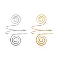 Metal Arm Cuff Upper Arm Bracelet Band for Women Gold Silver Color Armlet Spiral Armband Adjustable Arm Cuff Bangle T8NB. 