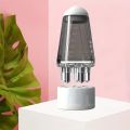 1 X Scalp Oil Applicator Bottle with Comb - Leak-Proof Reusable Design, 5 Ball Heads for Smooth And Fast Discharge, Easy Oiling And Application, White, Gray, 2 Colors Optional, Suitable for All Hair Types And Oil Guided Massage. 