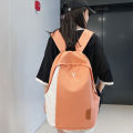 IELGY men's simple high-end contrast color backpack. 
