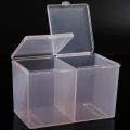 Monja Nail Art Makeup Removal Cleaning Cotton Pad Organizer Container Swab Storage Box case. 