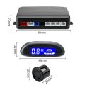【black】 Car Reversing Buzzer System with 4 Automatic Parktronic LCD Parking Sensor System. 