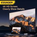 Essager 8-in-1 10G USB PD 100W Multifunctional Hub Computer Interface Extension With Disk Storage Function SD/TF Card USB Type-c to 4K HDMI-Compatible Laptop Dock Station For Macbook Pro Air M1 M2 Solid State Drive Expansion. 