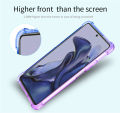 for Xiaomi Mi 11T 5G-Xiaomi Mi 11T Pro 5G Phone Cases Soft TPU Silicone Shockproof Airbag Clear Gradient Protective Back Covers Skin. 