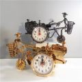 Retro Nostalgic Tractor Alarm Clock Creative Student Bedside Little Alarm Clock Wake up Children Table Clock Ornaments. 