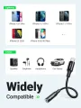 Ugreen MFi Lightning to 3.5mm Headphones Adapter for iPhone 13 12 11 Pro max mini 8 7 Aux 3.5mm Jack Cable for Lightning Adapter Accessories. 