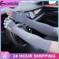 1~10PCS Sunscreen Gloves Men's Arm Guard Sleeves Summer Ice Silk Sleeves Driving Riding Non-slip Fishing Ice Sleeves Half-finger. 