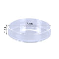 Clear Glass Shrimp Feeding Food Dish Feeder Tray Round Aquarium Feeding Bowls. 