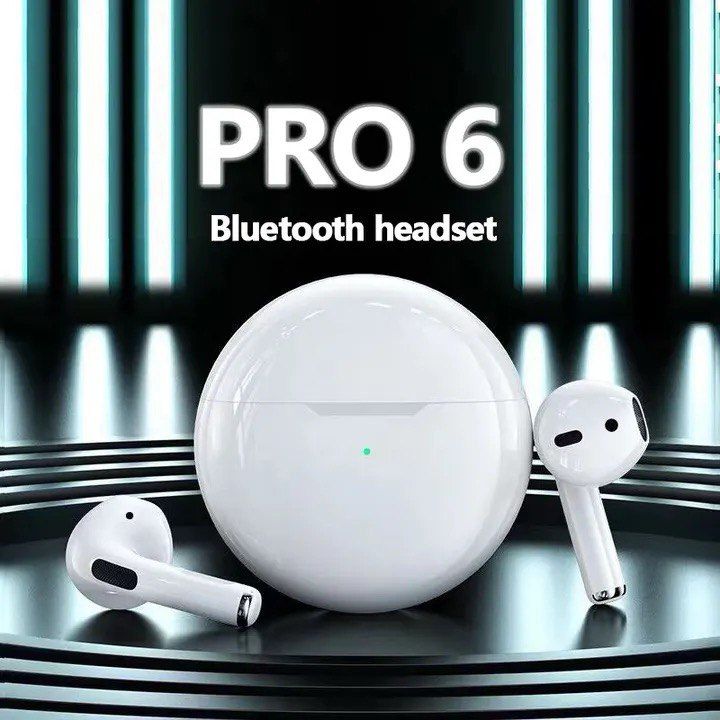Pro6 PRO 6 Wireless Bluetooth Headset 5.0 Bluetooth Protocol Earplug Type ...