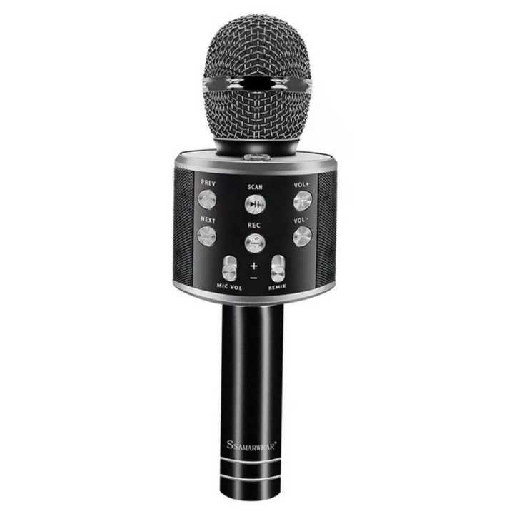 Portable Wireless Microphone With Bluetooth Speaker