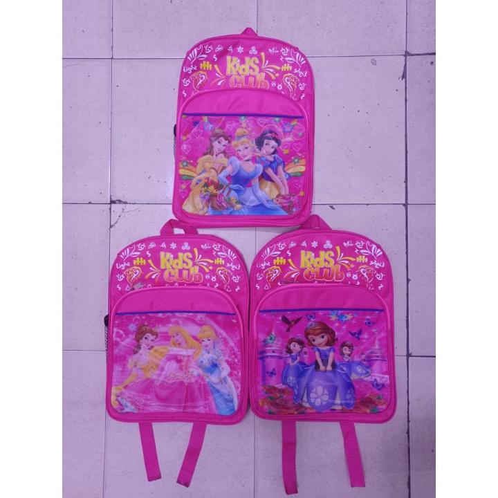 Barbie Princess Frozen Mickey Minnie Mouse Girls kids School
