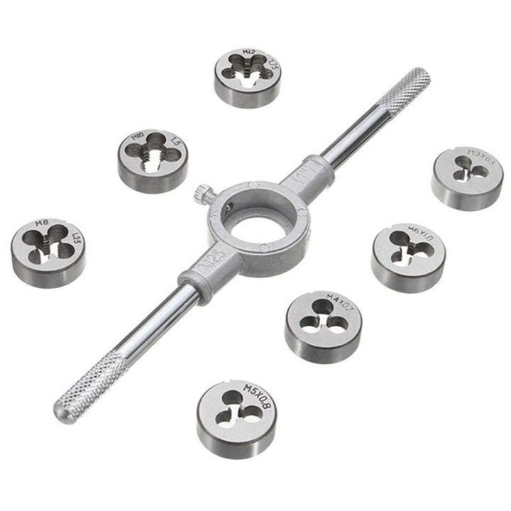 8PCS/Set%20Handheld%20Metric%20Screw%20Die%20Set,%20M3-M12%20Wrench%20Bearing%20Steel%20Coarse%20Thread%20External%20Thread%20Cutting%20Tapping%20Hand%20Tool%20Kit%20-%20Image%204